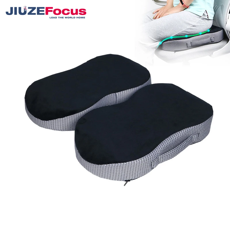 Seat Cushion Pillow for Office Chair Memory Foam Firm Coccyx Pad for Tailbone Sciatica Lower Back Pain Relief