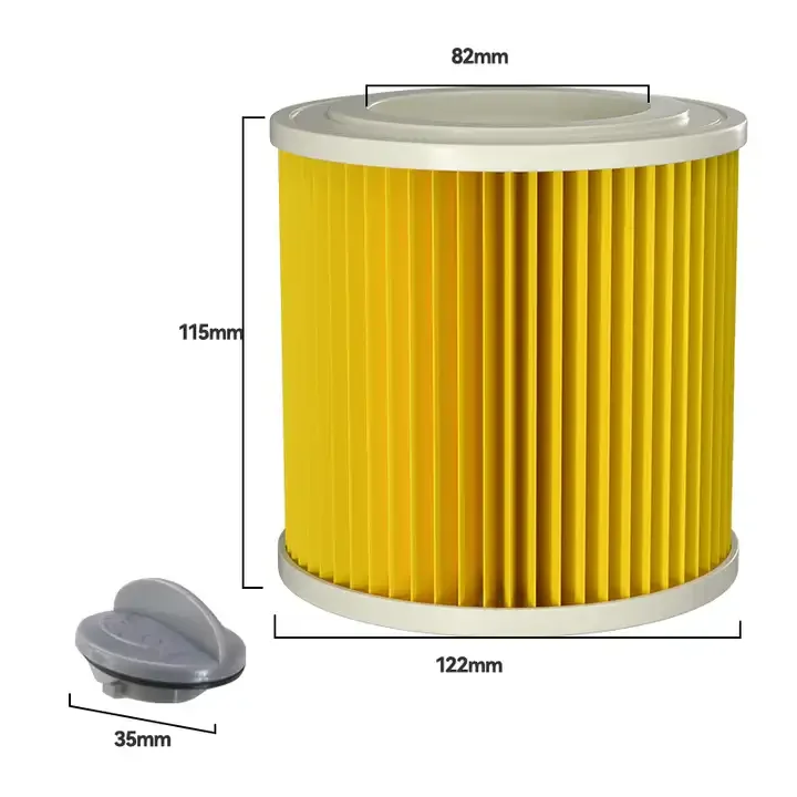 Vacuum Cleaner Hepa Filter Spare Part Accessory Cartridge Filter for Kar cher A2004 A2204 A2656 MV2 WD2 WD3