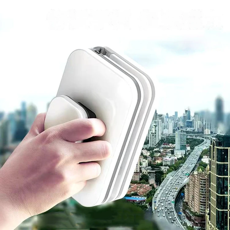New Updated Double Sided Magnetic Glass Wiper Cleaner Brush for Outside Window Cleaning Tool