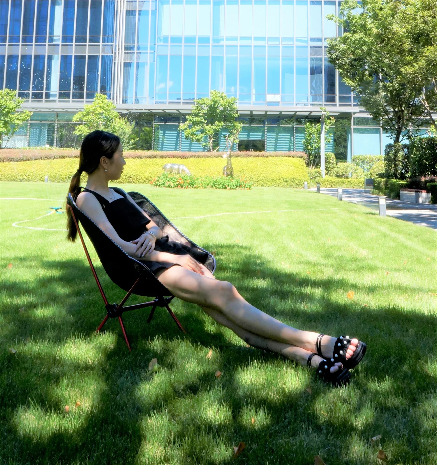 Camouflage Folding Chair Camping Aluminium Telescopic Camping Chair Ultralight Camping Chair With Camo Printing And Storage Case