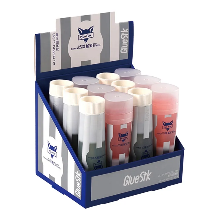 Washable Solid Glue Sticks Safe Non-toxic Stationery Glue Stick Jelly Texture for Student, School, Office