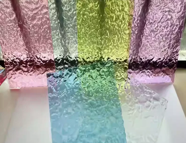PRISMATIC Slumped Embossed Textured Decorative Pattern Colored Fluted Acrylic Perspex Sheet