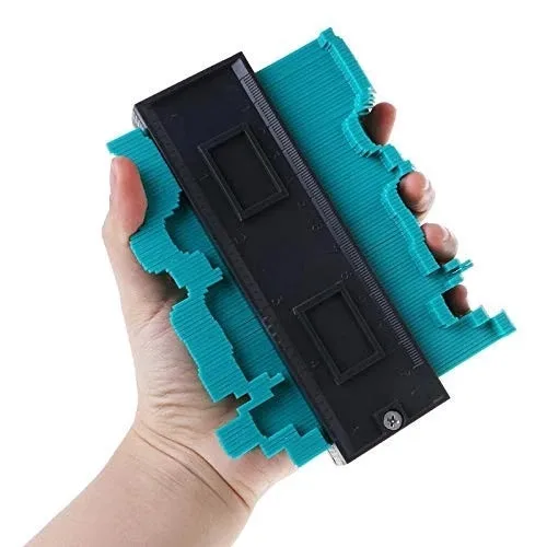 
5 Inch Contour Gauge Irregular Profile Duplicator for Woodworking Shape Tracing Template 