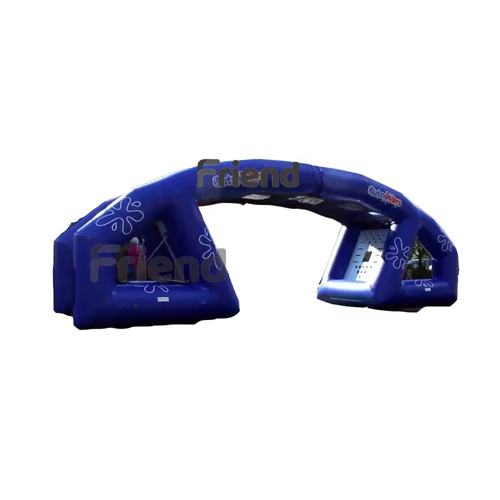 Inflatable Battle Fight Shooting Water Balloon War Game Zone Rental Launch Games Water War Game For Sale