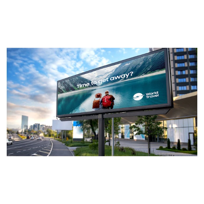 P8 P10 Fixed Wall Mount Outdoor 3d Led Display Screen Shopping Mall  for Advertising outdoor led lighting pole display screen