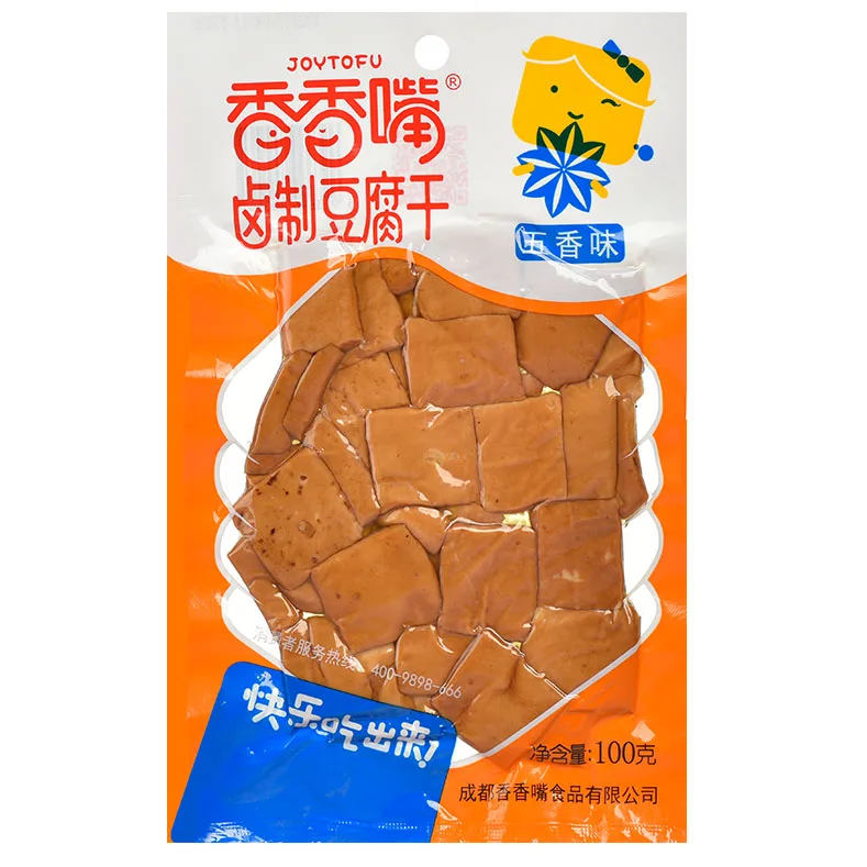 
Xiangxiangzui 100g Dried Bean Curd mixed 4 flavors Tofu snack for Vegetarian Food 