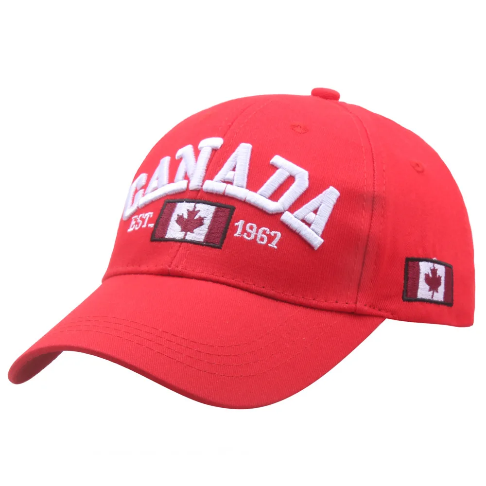 YD162 летняя хлопковая уличная канадская Шляпа Пляжная бейсболка с флагом 1962 Беговая мытая вышивка солнцезащитные спортивные шляпы