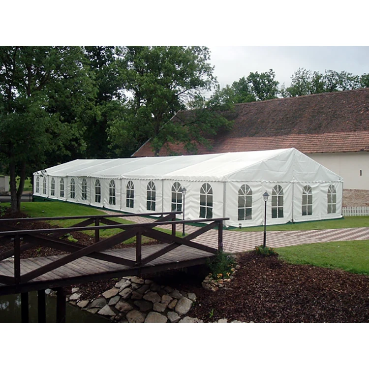 9x18M with clear roof and walls White Wedding Marquee Luxury Party Tent For Sale