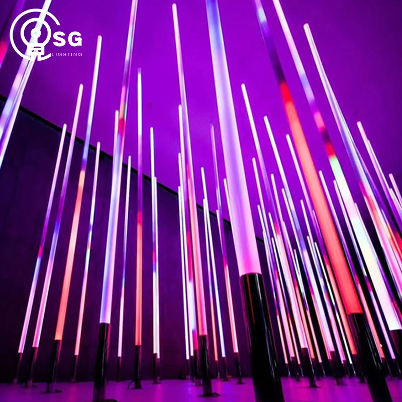 Landscape Decoration Bollard Light Waterproof IP65 LED Outdoor Smart RGB Low Voltage Landscape Lighting