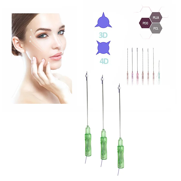 2022 Free shipping pdo thread lift korea thread pdo cog 3d 21g60mm for pdo fox eye