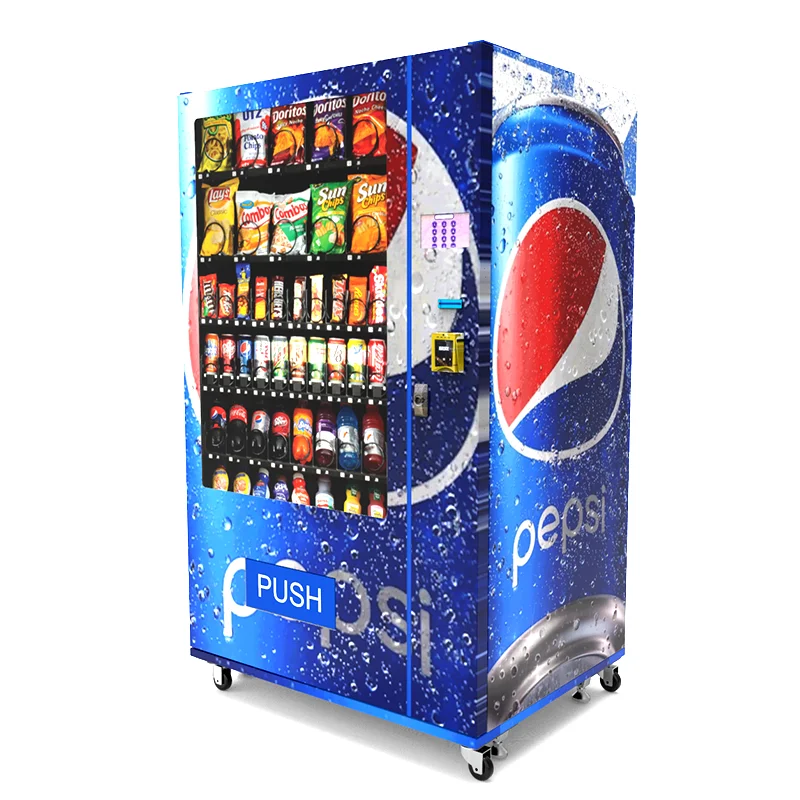 Combo Vending Machine Large Capacity Combo Candy Chip and Snack for Foods and Drinks Vending Machine for Convenient Store