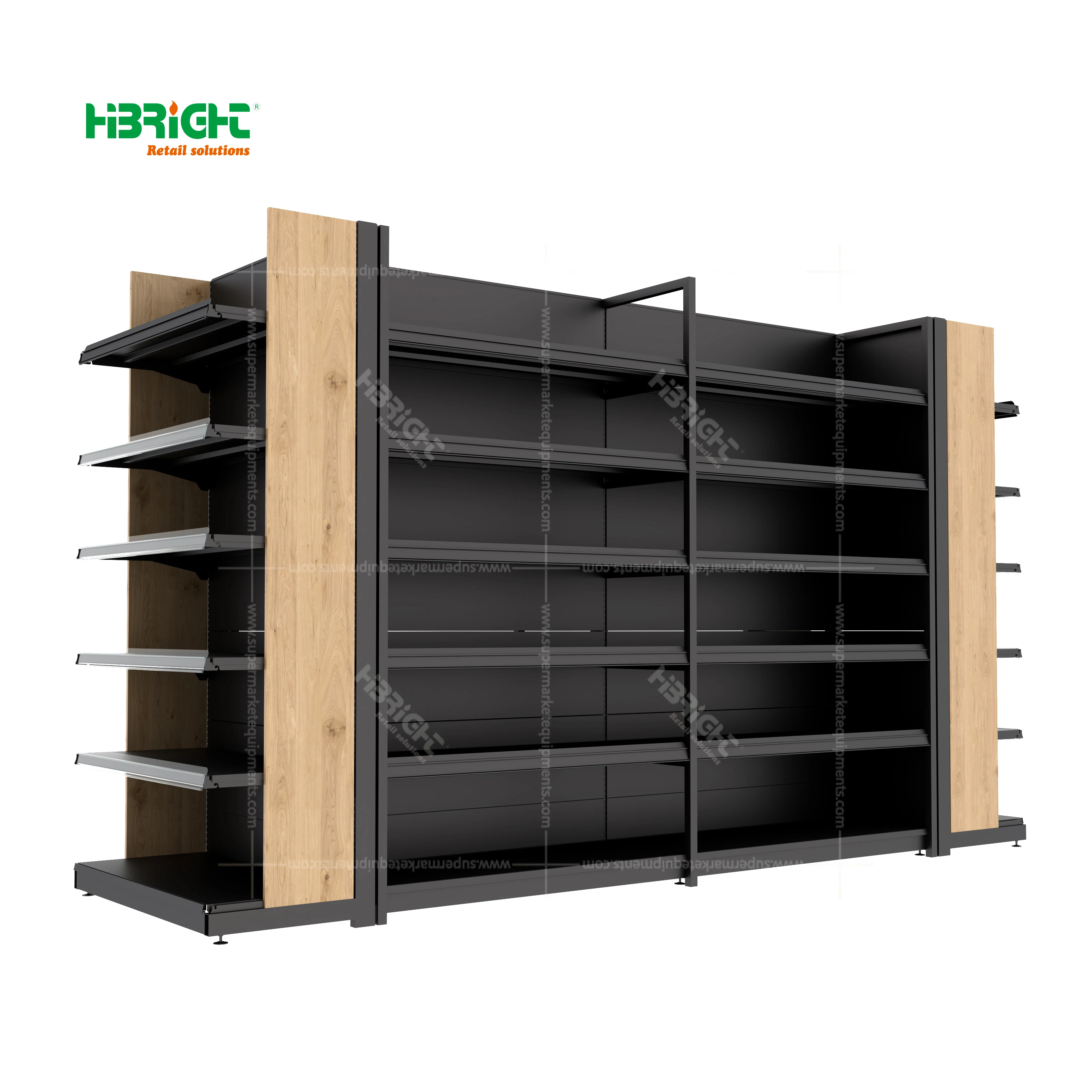 One-stop design service grocery rack 2D 3D retail solution supermarket display shelf
