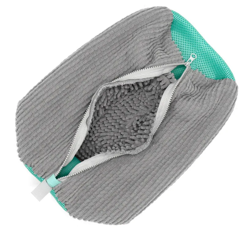 2024 High Quality Reusable Yellow Shoe Sneaker Laundry Washing Machine Bag Shoe Wash Bag For Washing