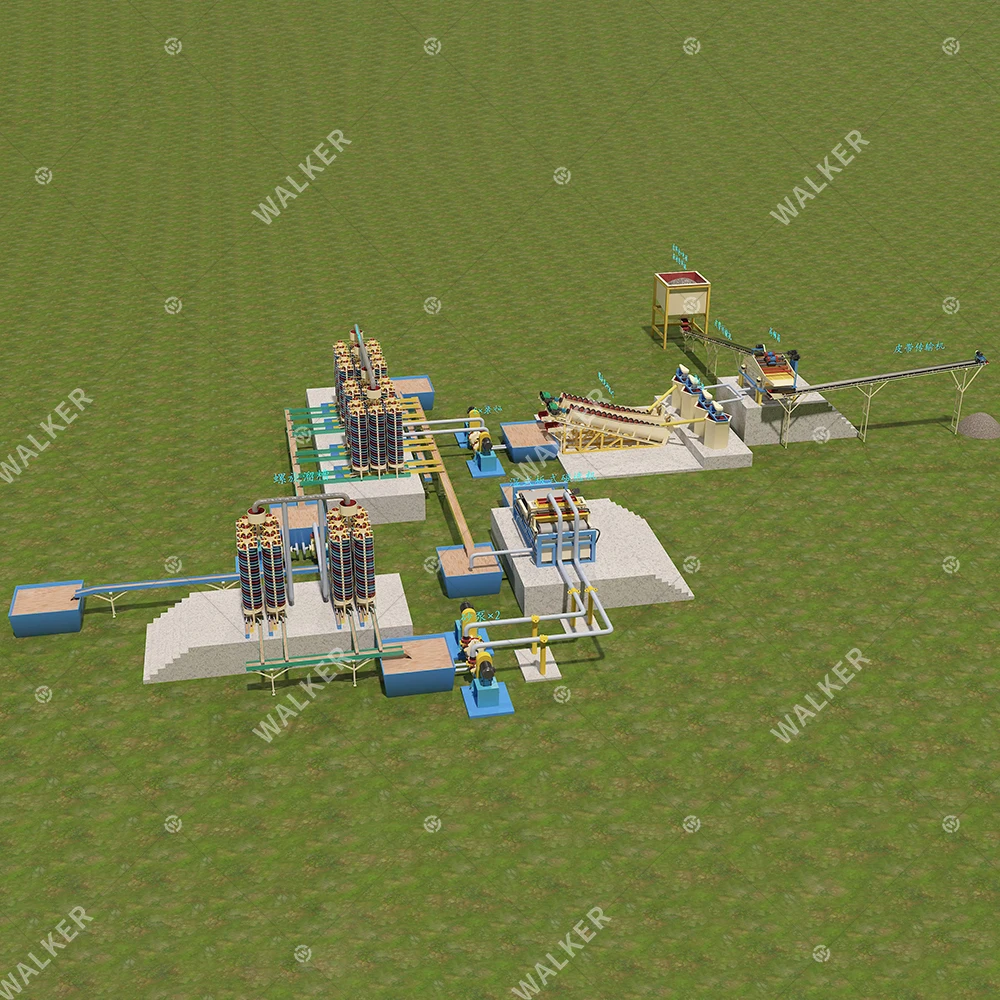 Mineral Separating Quartz Processing Machine Silica Sand Washing Plants 200tph