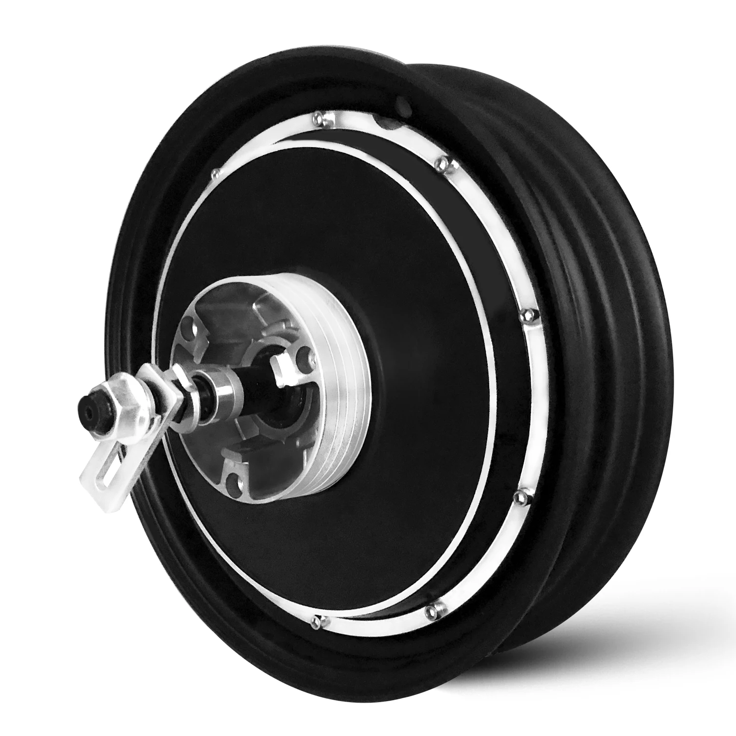 single shaft 10 inch 12 inch brushless dc 10000w 15kw wheel hub motor