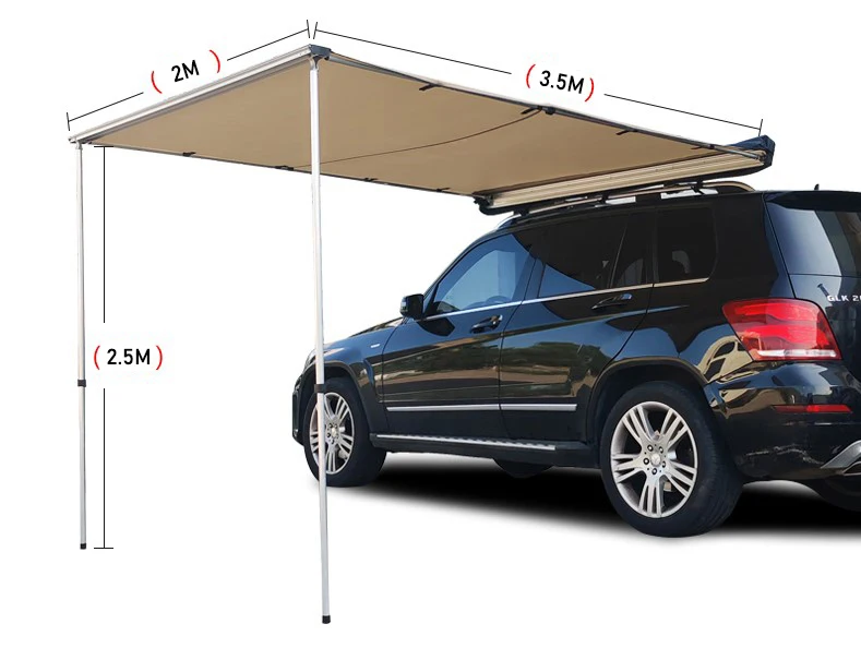 2021 4-6 Person Camper Aluminium Fold Awning Used Soft Hardshell Car Roof Top Rooftop Tents Car Awning