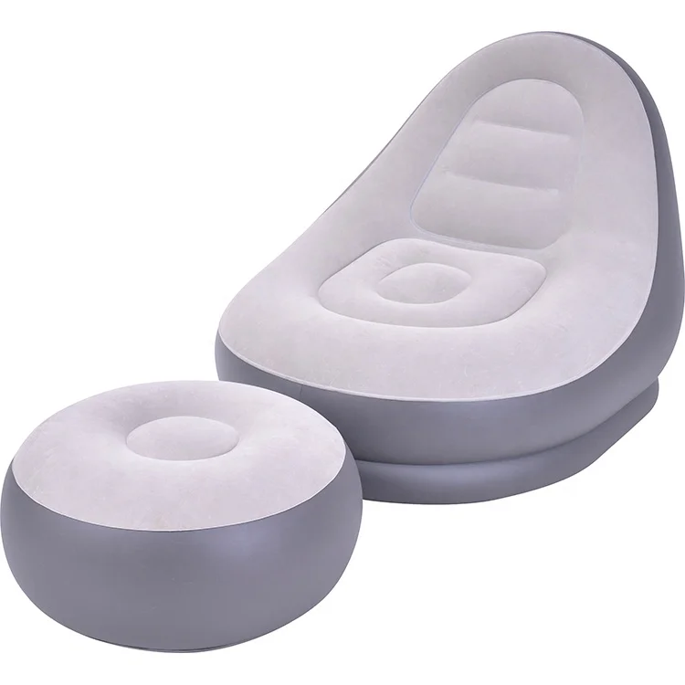 JILONG Furniture Hot Sale Light Air Mattress Convenient 22321 Avenli Airbed Deluxe Lounger Air Sofa with chair