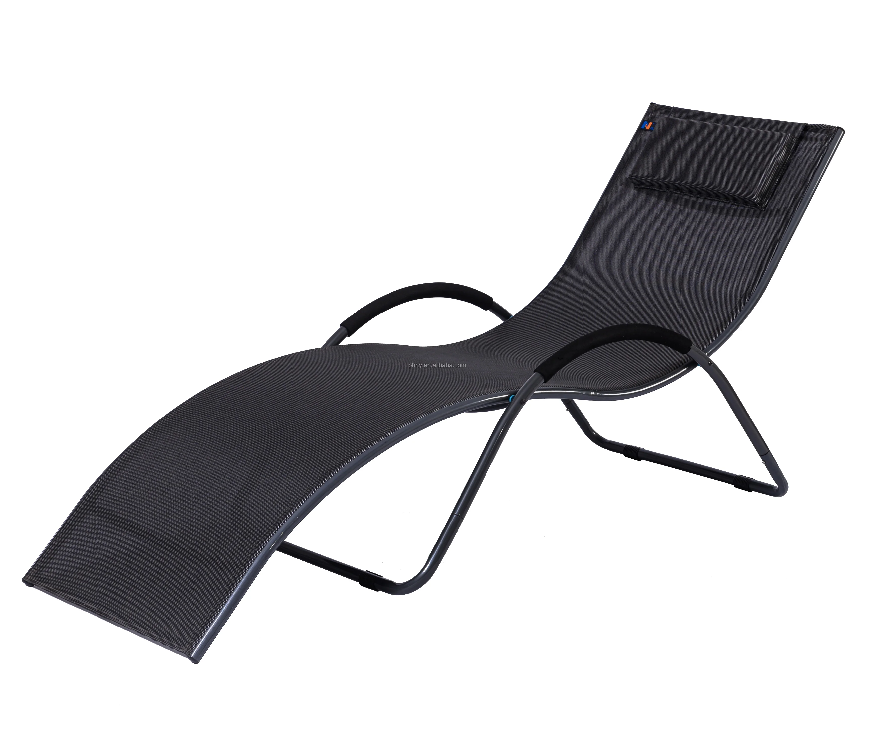 black steel best outdoor pool poolside and patio chaise lounger furniture