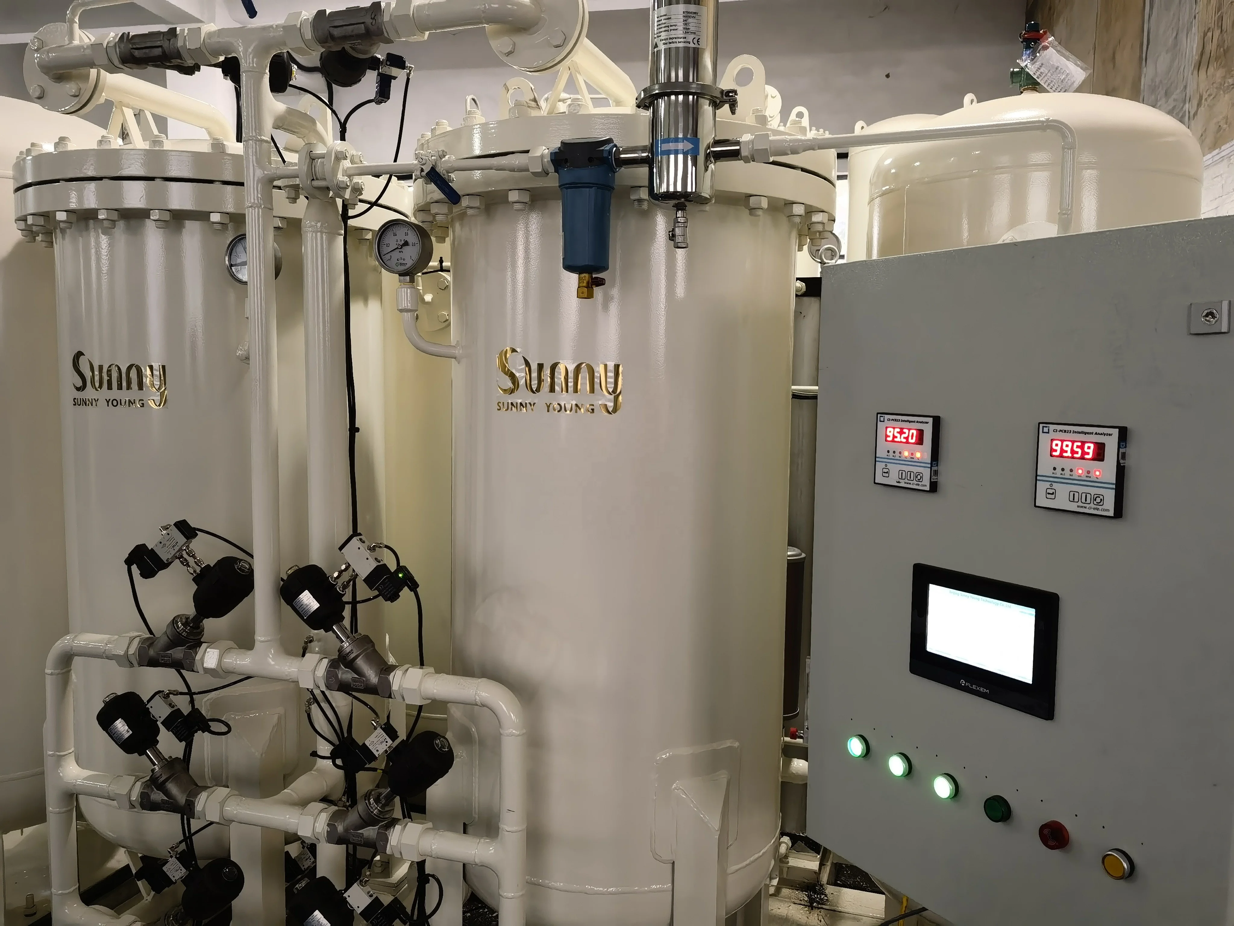 Hi-quality & hi-purity turnkey 99.5% 20Nm3/h 30Nm3/h oxygen psa oxygen generator price for hospital pipeline O2 Filling Station