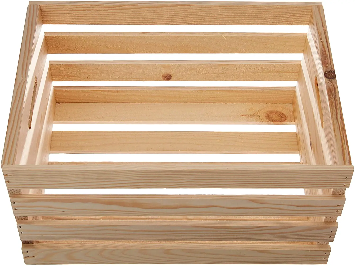 Wholesale Cheap Unfinished Wood Large Crates Box & Pallet Wooden Crate