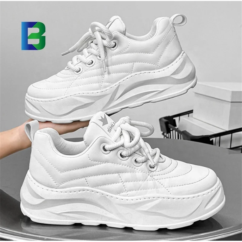 New design wholesale man fashion beautiful high quality men white running shoes comfort walking style shoes zapatos deportivos