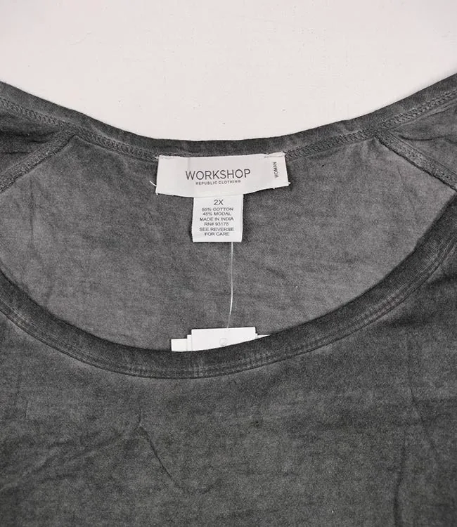 Wholesale Quality Ladies Modal Washed T-Shirt Casual Style from India Knitted Canvas Fabric