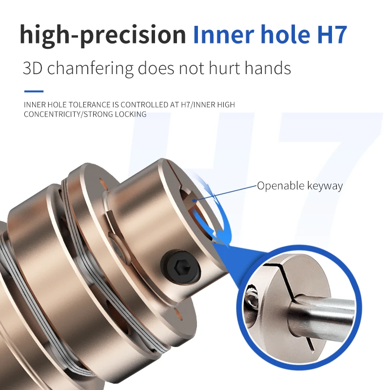 CHBG LED Clamping Shrapnel type assy 160h rubber excavator plum flexible 30a line machining spline shaft coupling