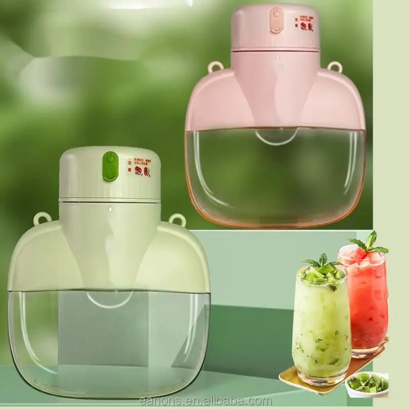 2023 Large Capacity 1l Outdoor Portable Usb Rechargeable Wireless Fresh Fruit Juice Mini Bottle Juicer Blender