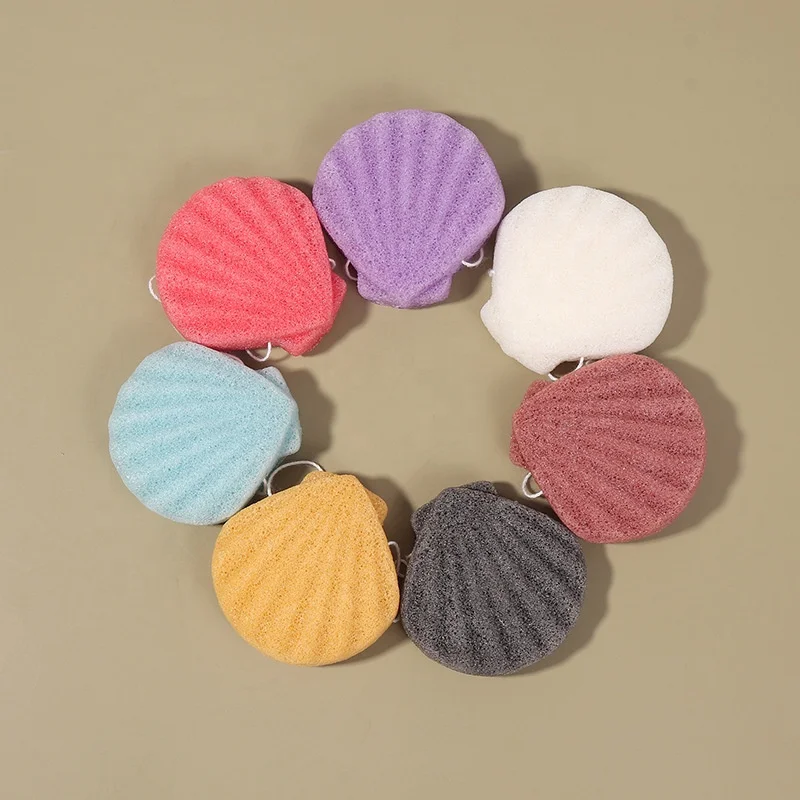 Facial Cleaning Sponge Deep Cleansing Konjac Biodegradable Eco-friendly Facial Care Sponge Makeup Removal Deeply Nourishes Skin