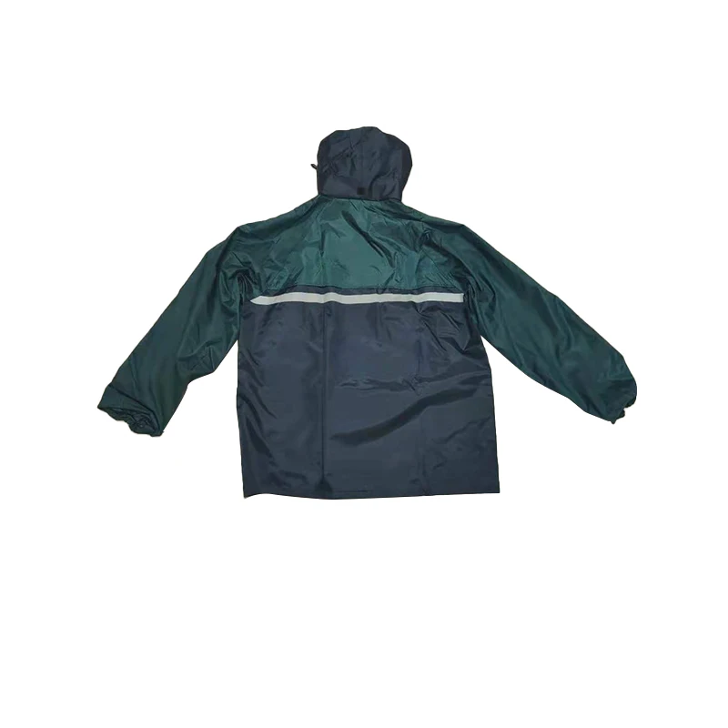 Customized Best Price Full-Automatic Pvc Sylver Lining Sff-9210 Rain Suit Adult Waterproof Foldable Raincoat