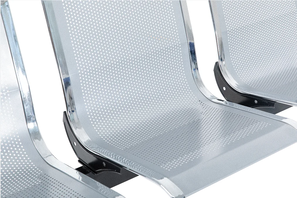 New Design Promotion Multi Colors Metal Material Airport Waiting Chair Airport Benches