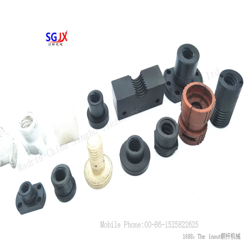 Round hex screw decorative cover plastic nut Plastic flange nylon nut