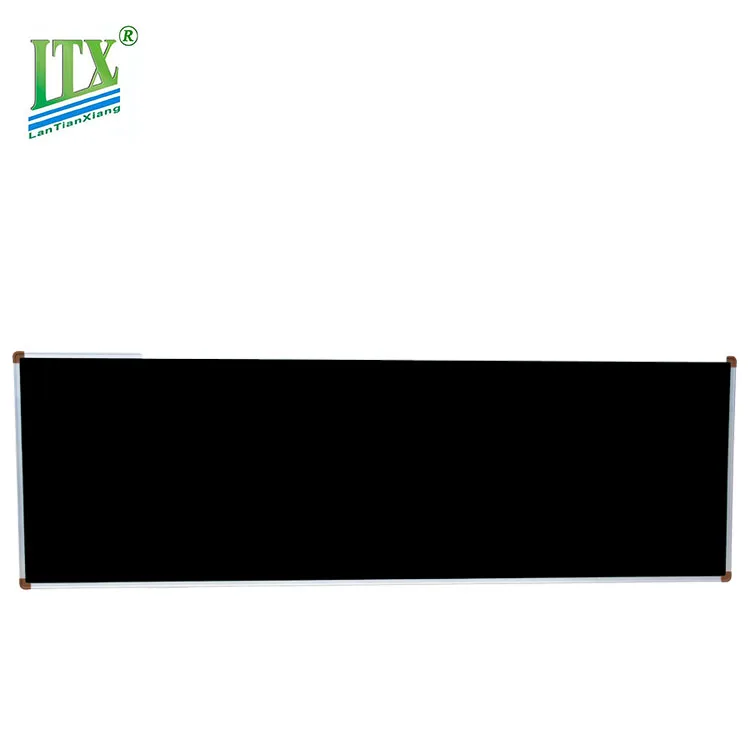 Magnetic blackboard school classroom black chalkboard wall mounted with aluminum frame