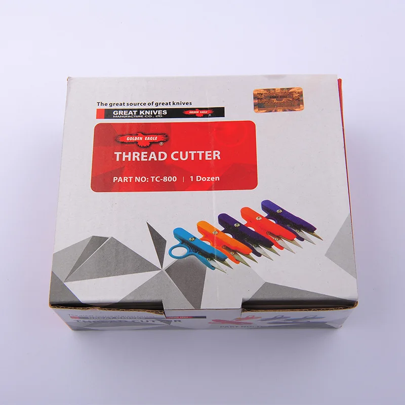 High Quality Plastic Handle Eagle Yarn Cross Scissors Household Sewing Scissors Thread Bonsai Pruner Cutter