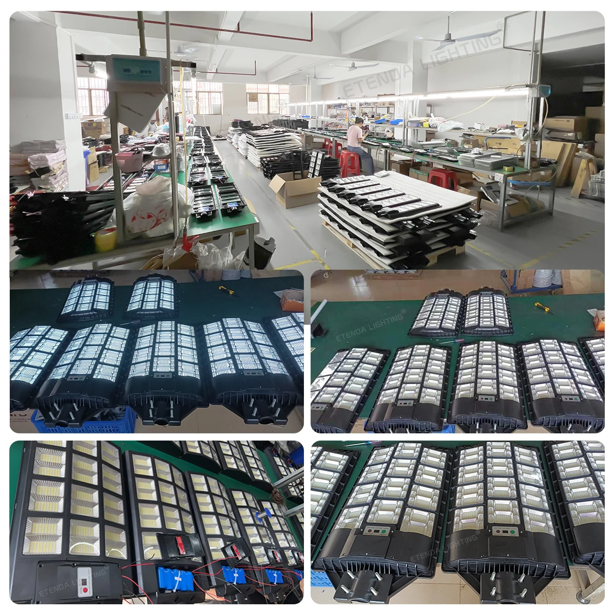 500W 1000W 1500W All In One Solar Street Light Waterproof IP65 Integrated Solar Lamp With Motion Sensor