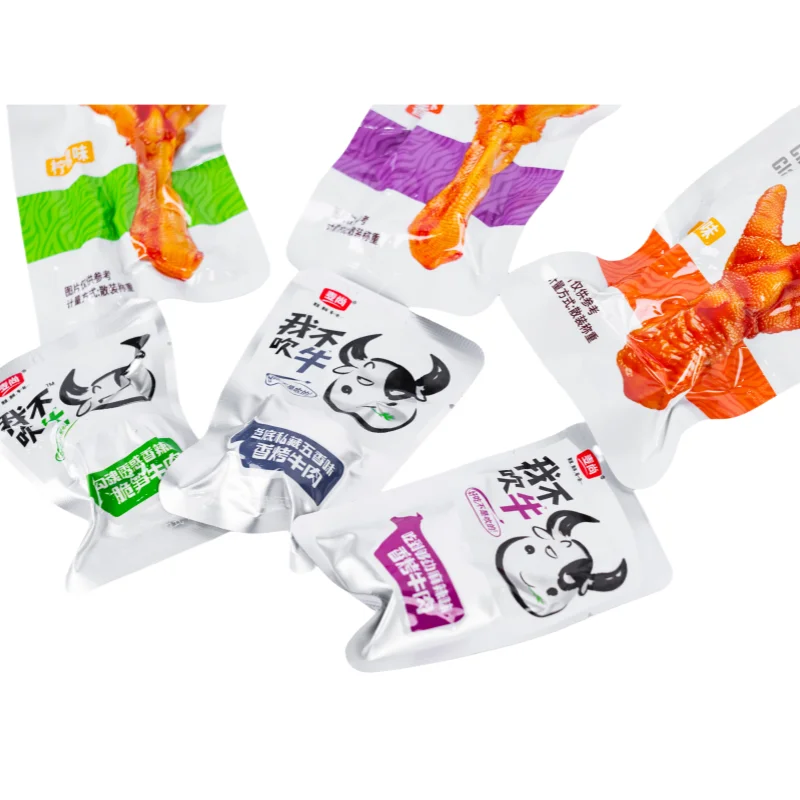 Customized Printed  High Temperature Resistance Cooking Bag Three Side Seal Bag Packaging Bag