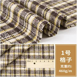 Винтажное осенне-зимнее плотное пальто в британском стиле, блейзер, костюмы, шерстяная ткань, шерстяная клетчатая ткань