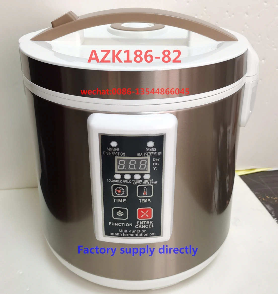 7.5L large capacity ANZHIK factory supply directly Household black garlic fermentation pot black garlic fermenter  AZK186-60