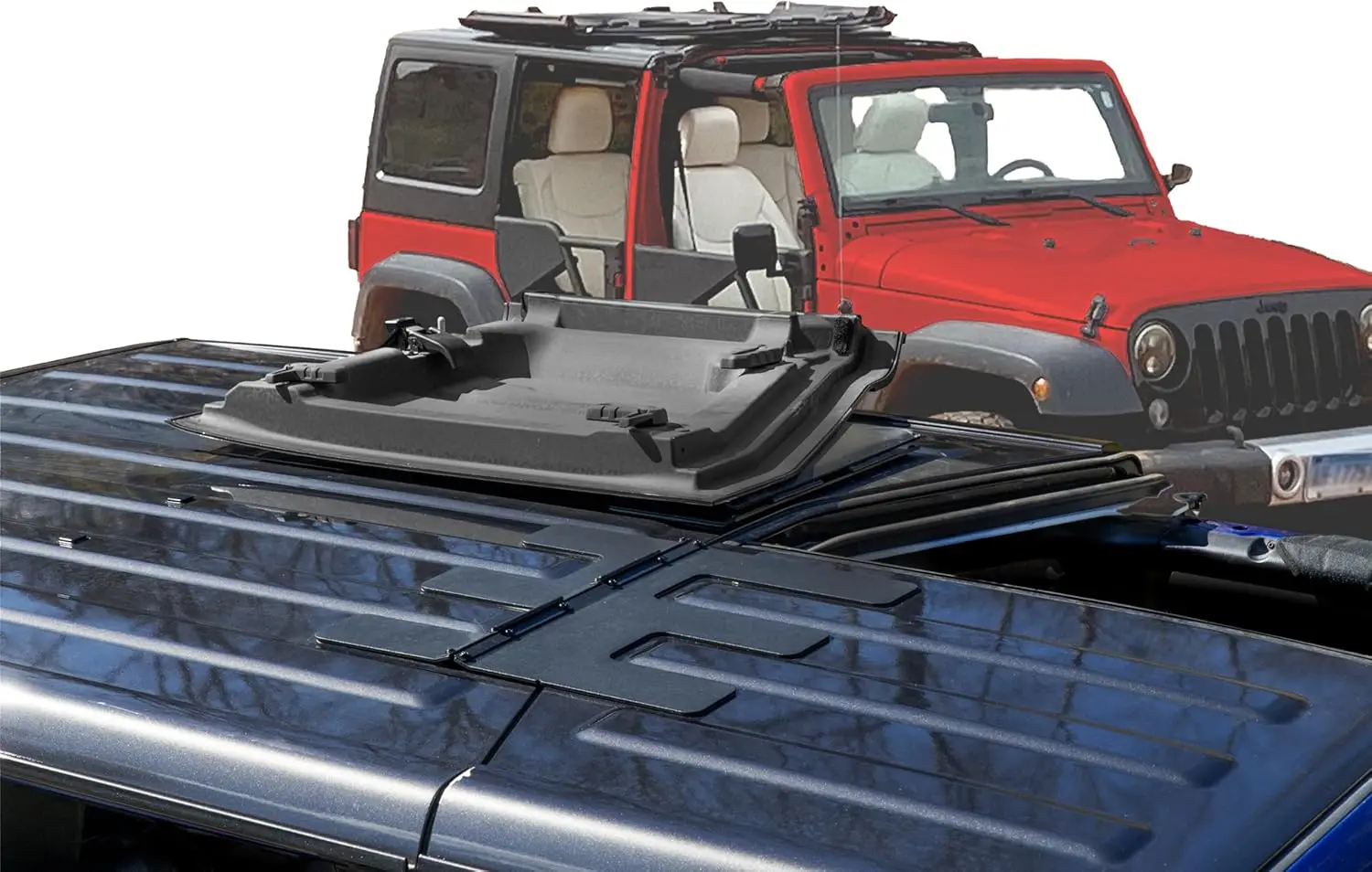 Флип-топ для JLU Wrangler FeDom Panels один человек откидная система совместимая с-2019-2022 4dr