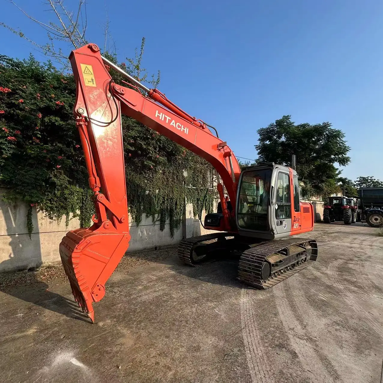 Used 12ton ZX120 Japan brand excavator HITACH I 12 ton used excavadora for sale