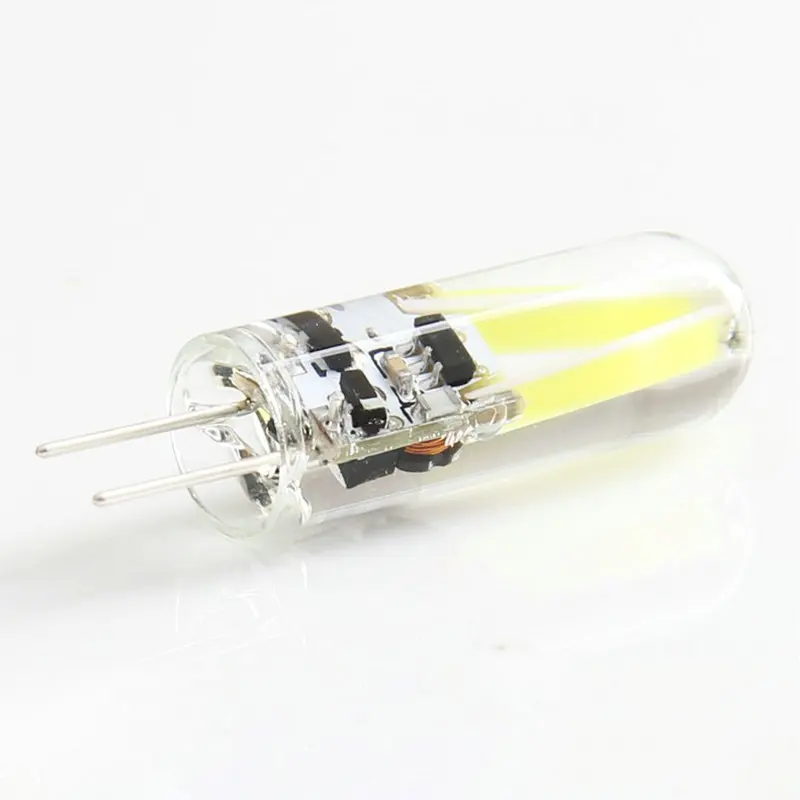 COB лампа накаливания стекло 12V 1 5 W G4 небольшие светодиодные лампы свет