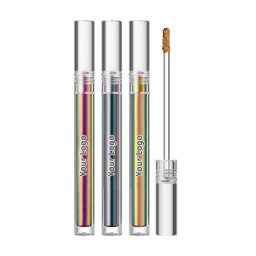 MLM Custom Makeup Vegan Cruelty-free Chameleon Optical High Pigment Multichrome Private Label Shimmer Liquid Eyeshadow
