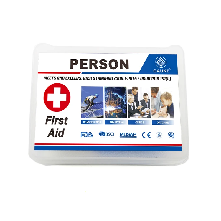 Manufacturer Portable Plastic case for first aid kit