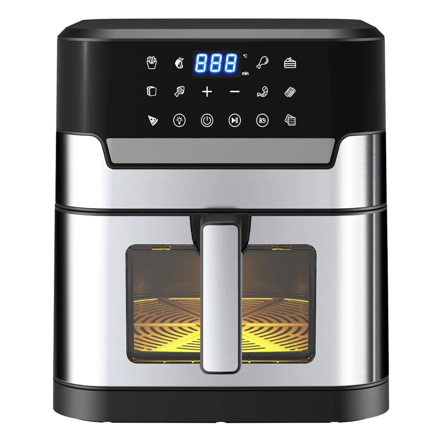 New Design Home Appliances 8L Big Capacity Electric Digital Smart Air Fryer with Scale Function for Home Use