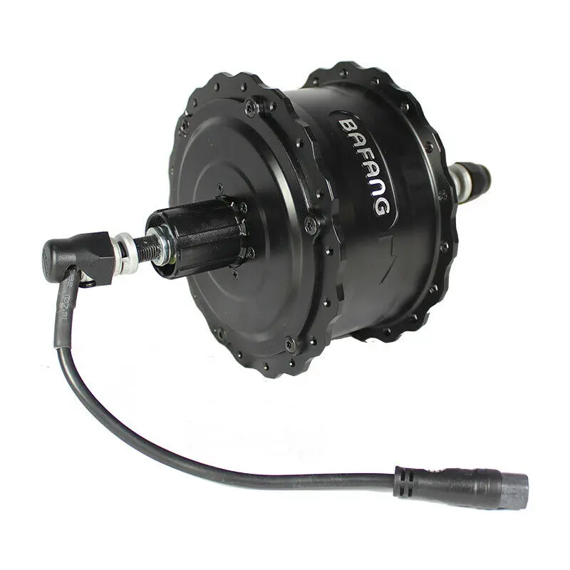 RisunMotor Ebike 48V 750W Ba Fang Brushless Geared Thread-on Cassette Fat Tire Hub Motor 175mm 190mm