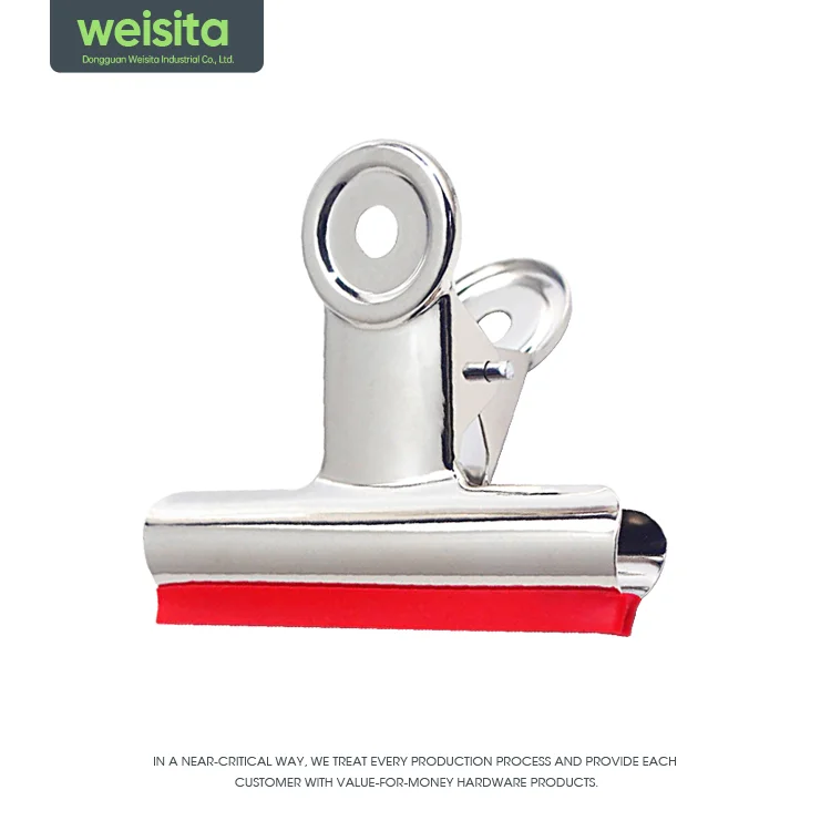 Color Silicone Strip Waterproof Clip with Strong Adsorption Capacity Hanging Photo Sealing Bag Clip Bulldog Clip