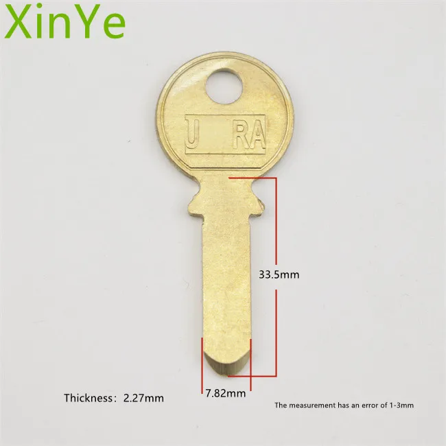 XinYe Locksmith Supplies Sale Brass Uncut Household Key Blank For India Market