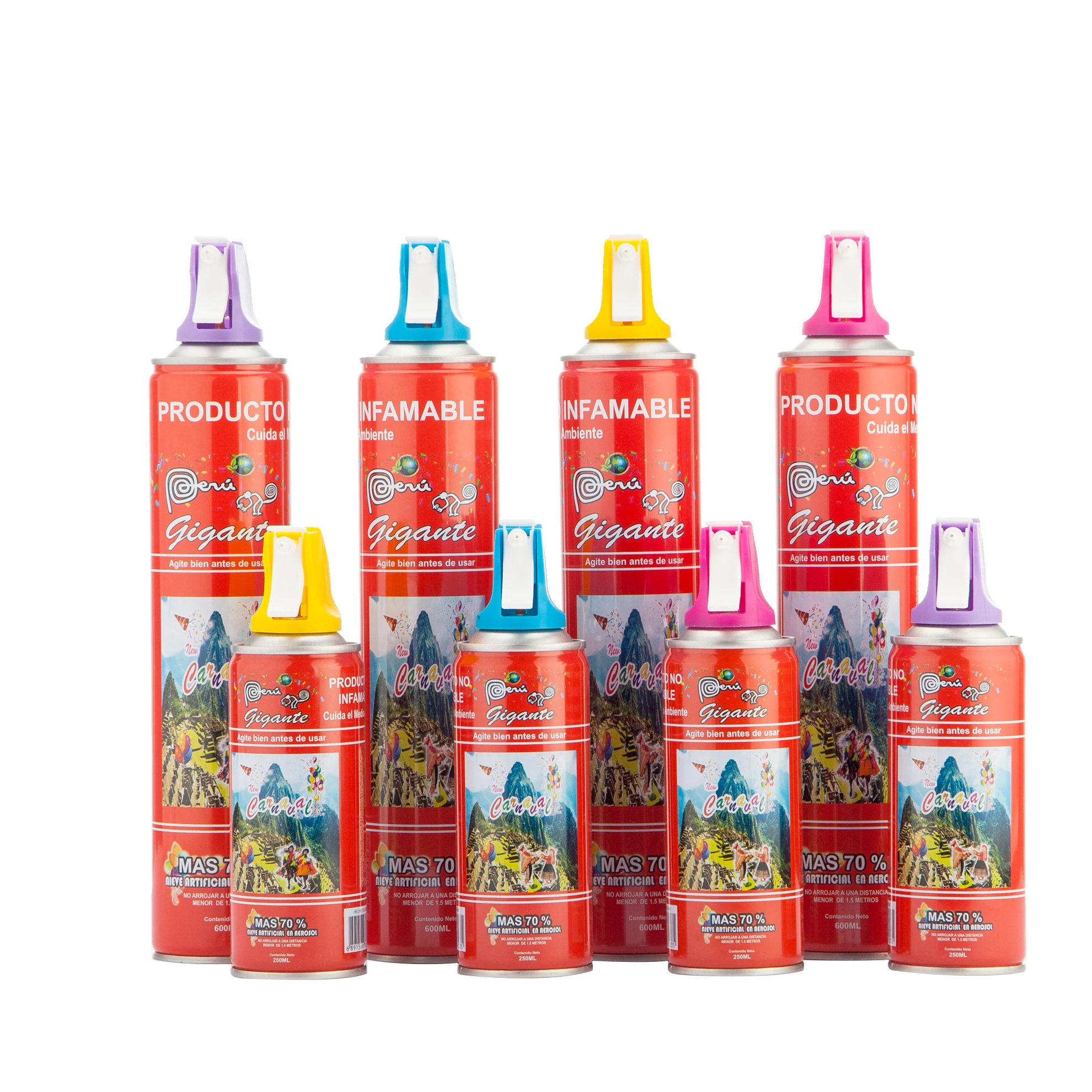 Factory 540ml Outdoor Artificial Foam Snow Spray Carnival Espuma