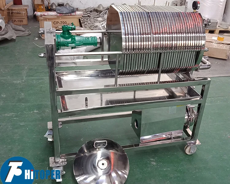 Stainless Steel Liquor Filter Wine Filter Sake Filter Press Machine