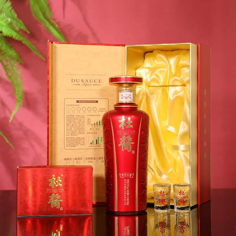 Pure grain brewing Dujiang brand liquor and alcoholic beverage